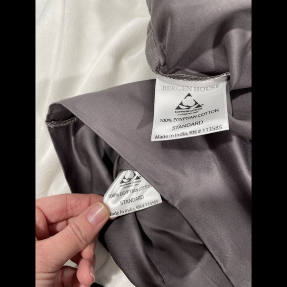 NIB AQ Textiles Bergen 1000‎ TC (2) Standard Pillow - Picture 9 of 11